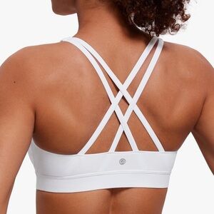 CRZ YOGA White Sports Bra